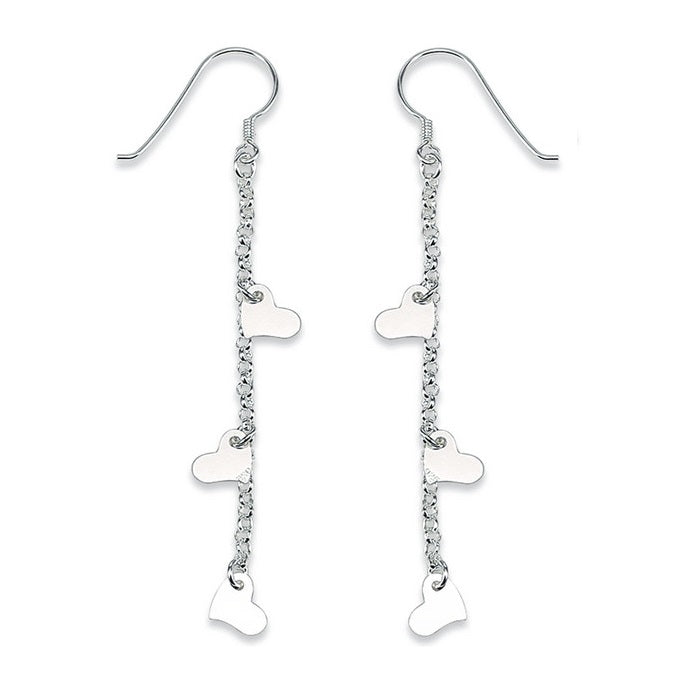 ARETES LARGOS ROSADO - PLATA925 – Silver City