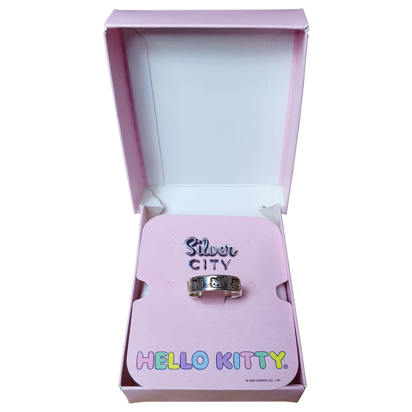 SANRIO ANILLO EXPRESSIONS HELLO KITTY - PLATA