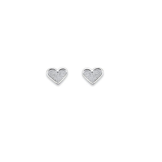 ARETES CORAZON - PLATA925